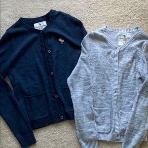 Abercrombie kids cardigans